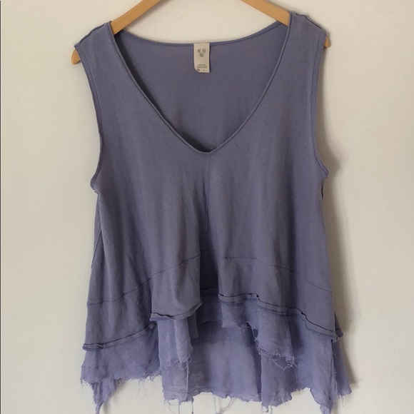 Free People Peachy V neck Tank - Picture 2 of 6